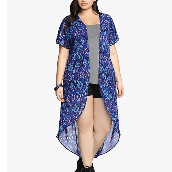torrid Sweaters - Torrid Chiffon Duster